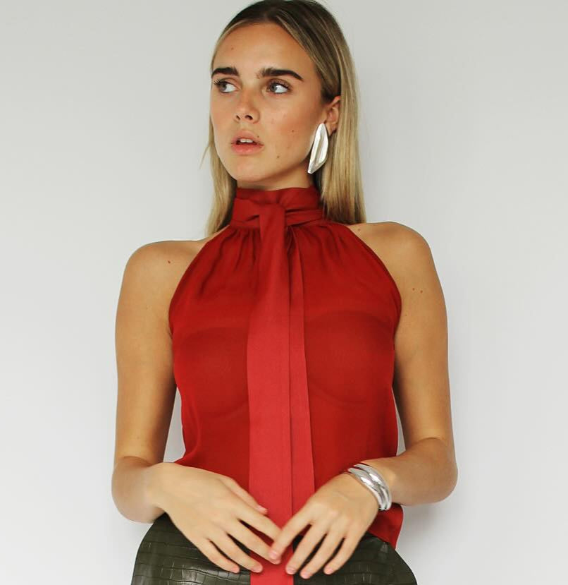 Casablanca Sheer Top