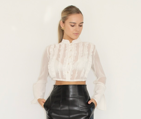 Chloe Ruffle Shirt